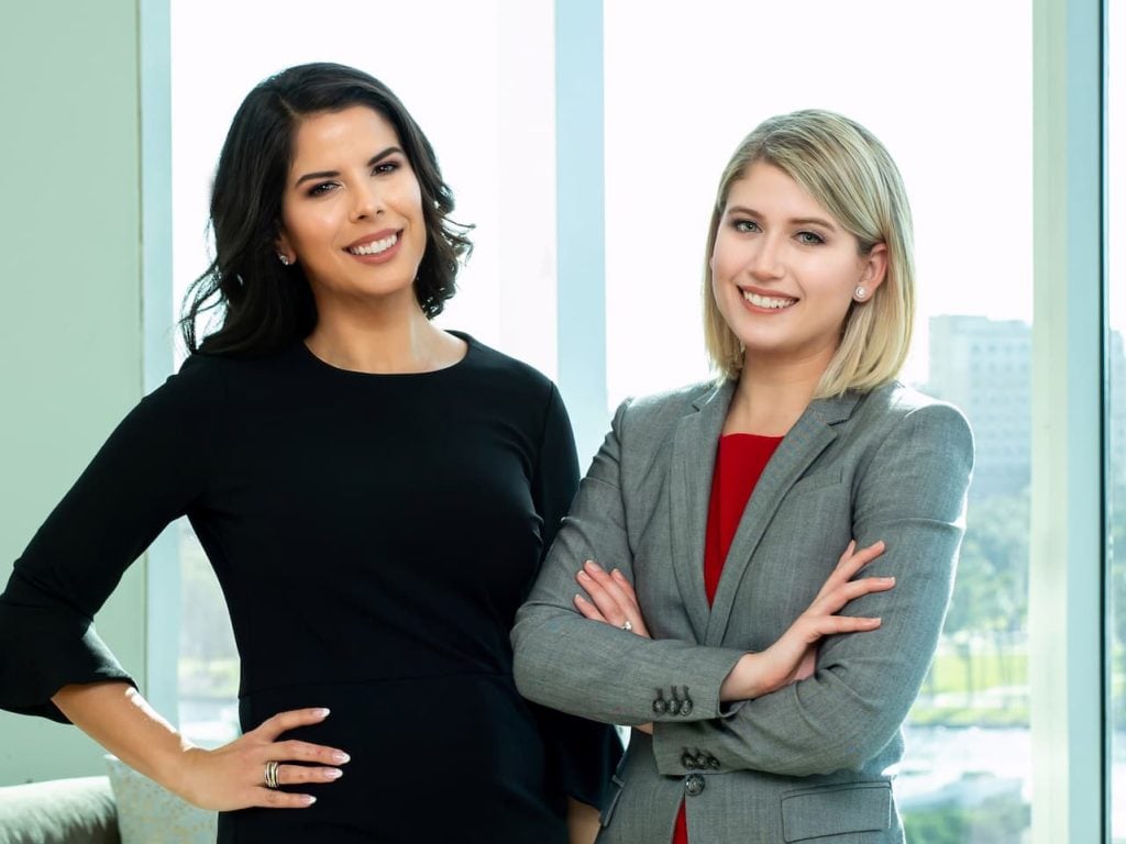 Women lawyers Karina and Silvia female attorneys
