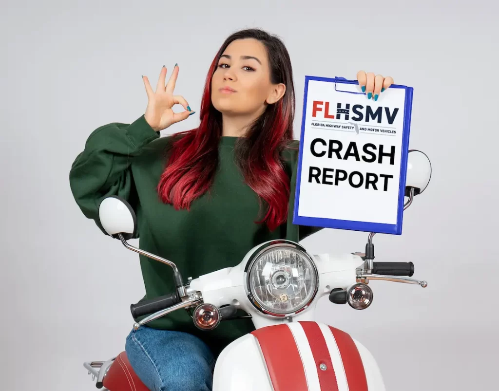 Motorcycle crash report