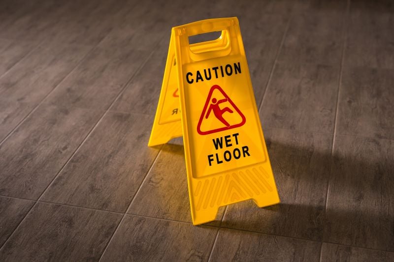 Can I Sue for Slipping on a Wet Floor?